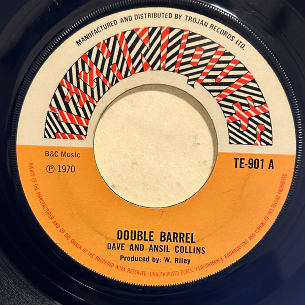 Dave And Ansil Collins* - Double Barrel cover reference
