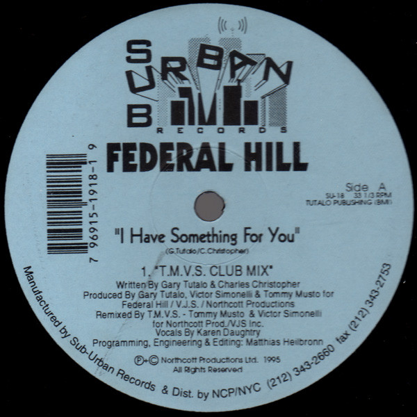Federal Hill - I Have Something For You cover reference