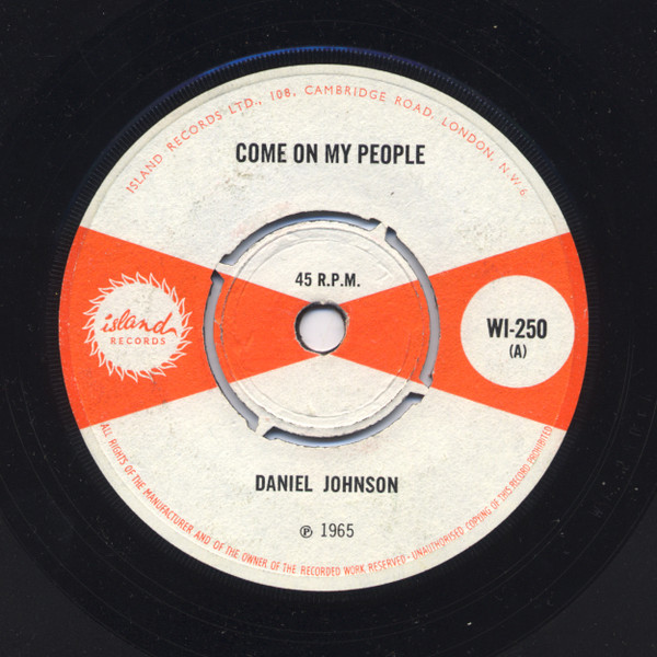 Daniel Johnson - Come On My People cover reference