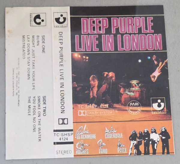 Deep Purple - Live In London cover reference