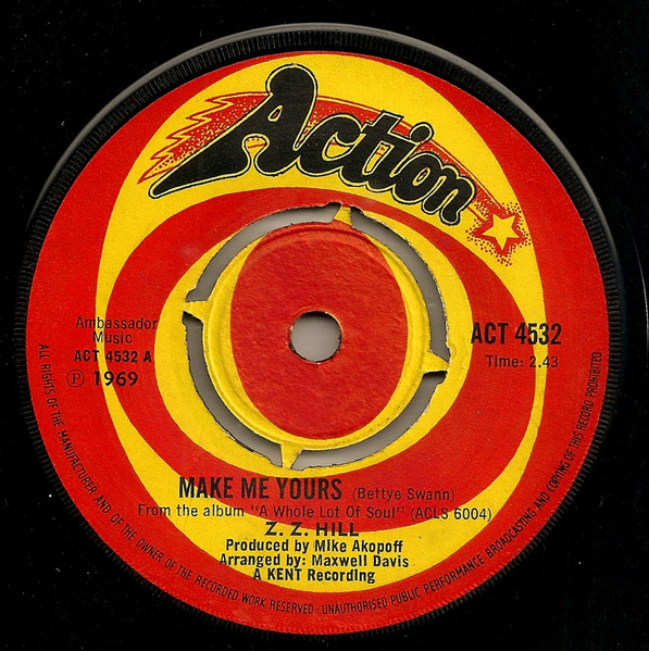 Z.Z. Hill - Make Me Yours cover reference