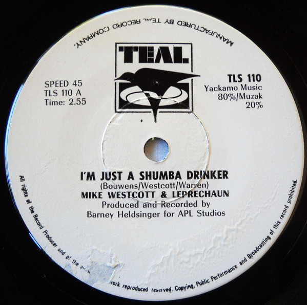 Mike Westcott & Leprechaun - I'm Just A Shumba Drinker / Peace Is Your Cause cover reference