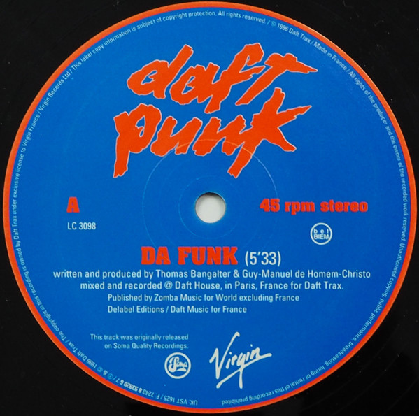 Daft Punk - Da Funk cover reference