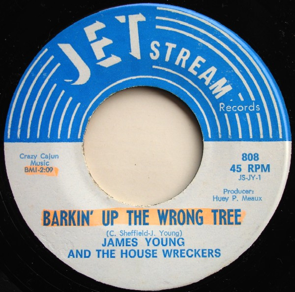 James Young And The House Wreckers - Barkin' Up The Wrong Tree / Funky Booty cover reference