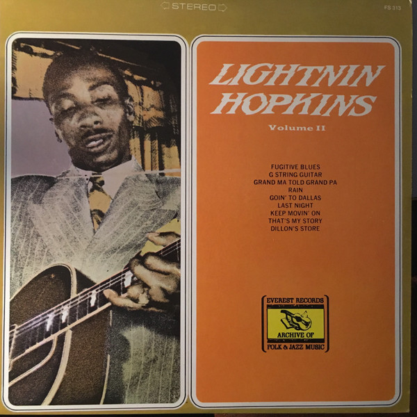 Lightnin' Hopkins - Volume II cover reference