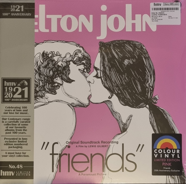 Elton John - Friends (Original Soundtrack Recording) cover reference
