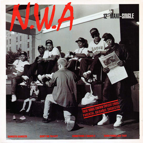 N.W.A* - Gangsta Gangsta cover reference