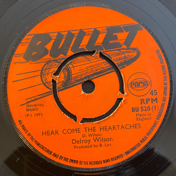 Delroy Wilson - Hear Come The Heartaches cover reference