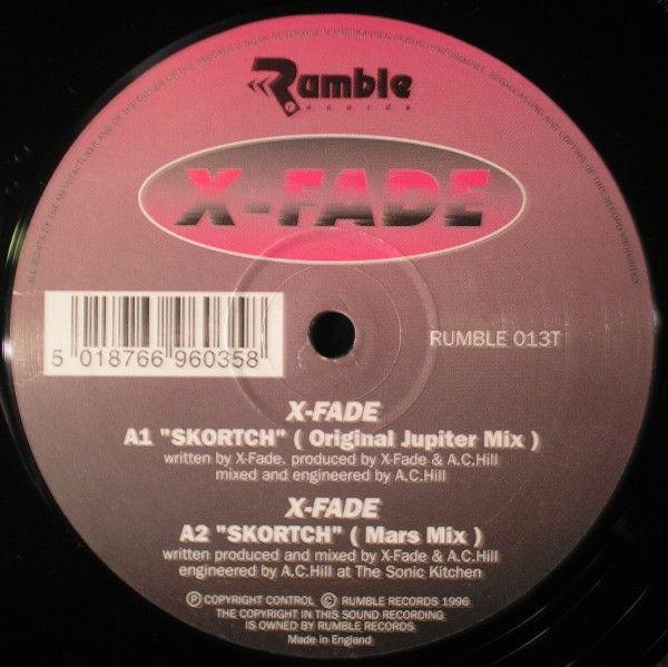X-Fade (4) / Mind Over Rhythm - Skortch EP cover reference