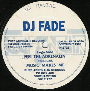 DJ Fade - Music Makes Me / Feel The Adrenalin cover reference