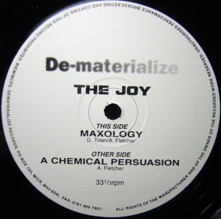 The Joy - Maxology / Chemical Persuasion cover reference