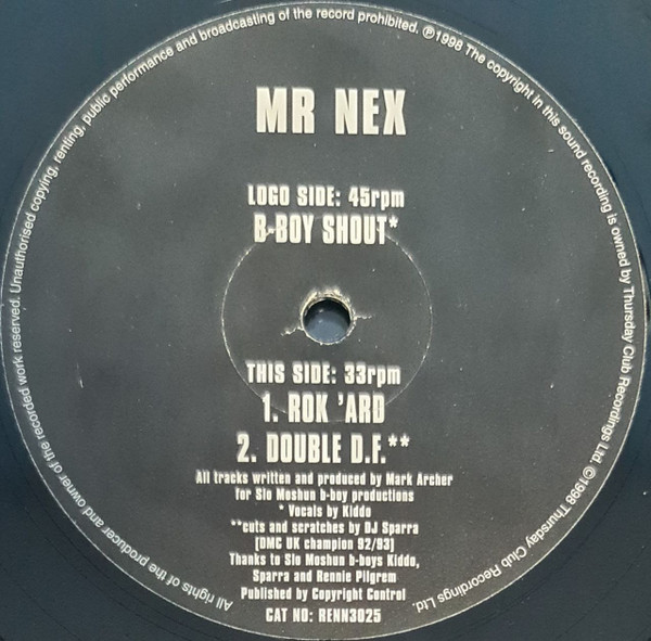 Mr. Nex - B-Boy Shout cover reference