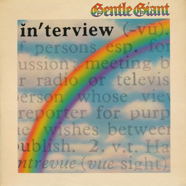Gentle Giant - Interview cover reference