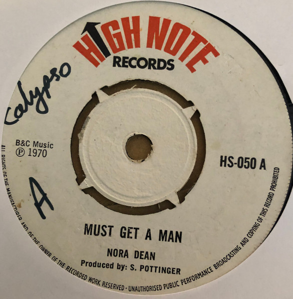Nora Dean - Must Get a Man / The Valet cover reference