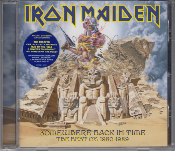 Iron Maiden - Somewhere Back In Time - The Best Of: 1980-1989 cover reference