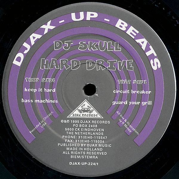 DJ Skull - Hard Drive cover reference