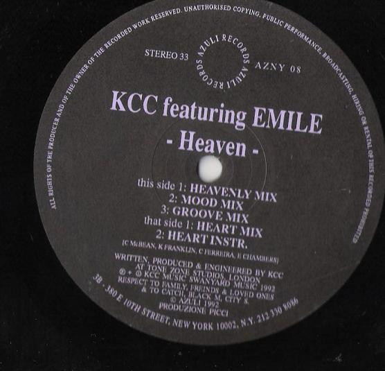 KCC, Emile Chambers - Heaven cover reference