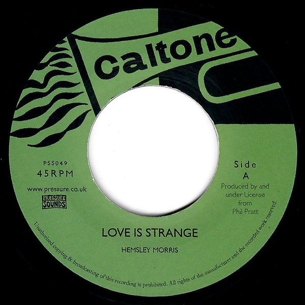 Hemsley Morris / Larry & Alvin - Love Is Strange / No One To Give Me Love cover reference