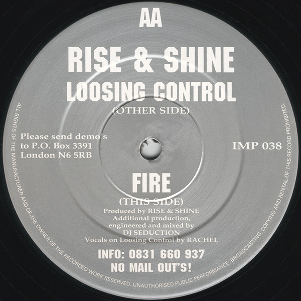 Rise & Shine - Loosing Control / Fire cover reference