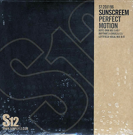 Sunscreem - Perfect Motion cover reference