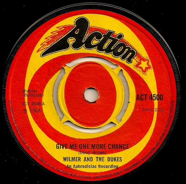 Wilmer And The Dukes* - Give Me One More Chance cover reference