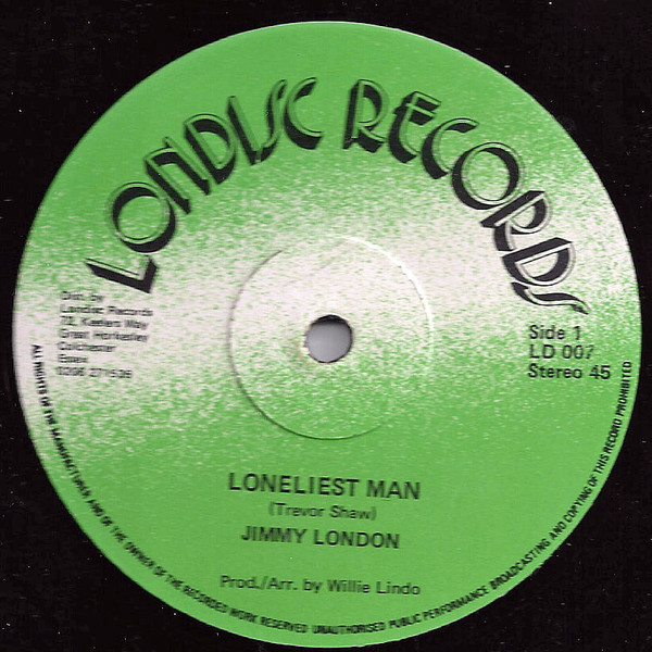 Jimmy London - Loneliest Man cover reference