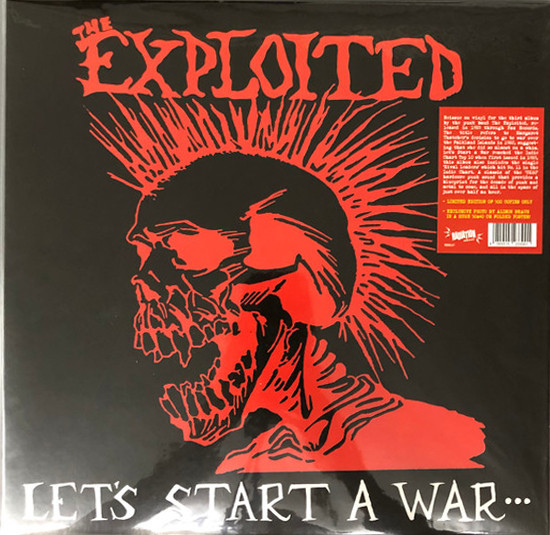 The Exploited - Let's Start A War... ...Said Maggie One Day cover reference