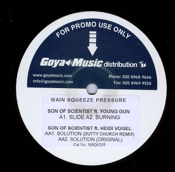 Son Of Scientist - The Burning EP cover reference