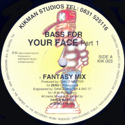 Dancemaster - Bass For Your Face Part 1 cover reference