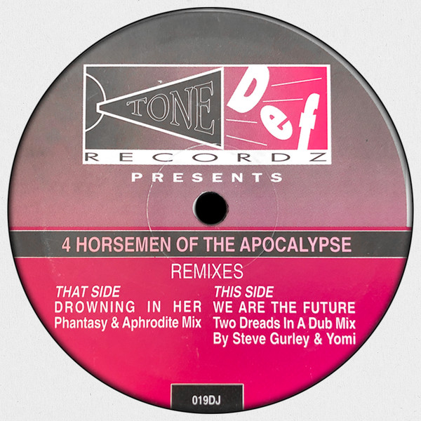 4 Horsemen Of The Apocalypse - Drowning In Her / We Are The Future (Remixes Pt. 2) cover reference