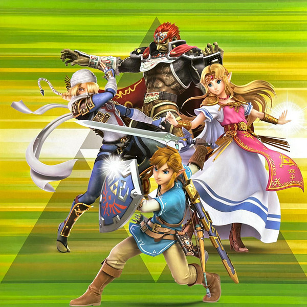 Koji Kondo, Toru Minegishi, Ryo Nagamatsu, Hajime Wakai, Takeshi Hama, Yasuaki Iwata, Michiko Naruke, Manami Kiyota, Shota Kageyama, Akihiro Honda, Taku Inoue, Monaca, Michiru Yamane, Tsukasa Masuko, Yoko Shimomura - Super Smash Bros Ultimate: Zelda Selections cover reference