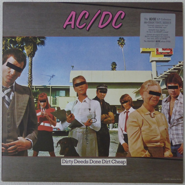 AC/DC - Dirty Deeds Done Dirt Cheap cover reference