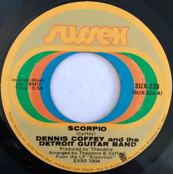 Dennis Coffey And The Detroit Guitar Band - Scorpio cover reference