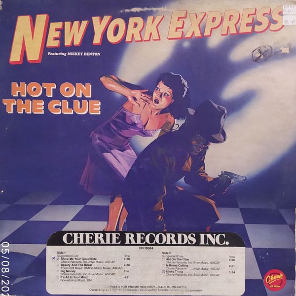 New York Express, Mickey Denton - Hot On The Clue cover reference