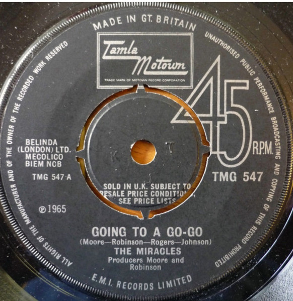 The Miracles - Going To A Go-Go cover reference