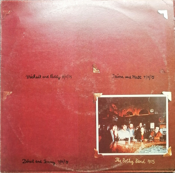 The Bothy Band - The Bothy Band cover reference