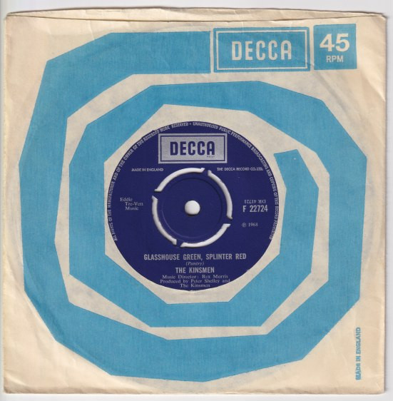 The Kinsmen* - Glasshouse Green, Splinter Red cover reference