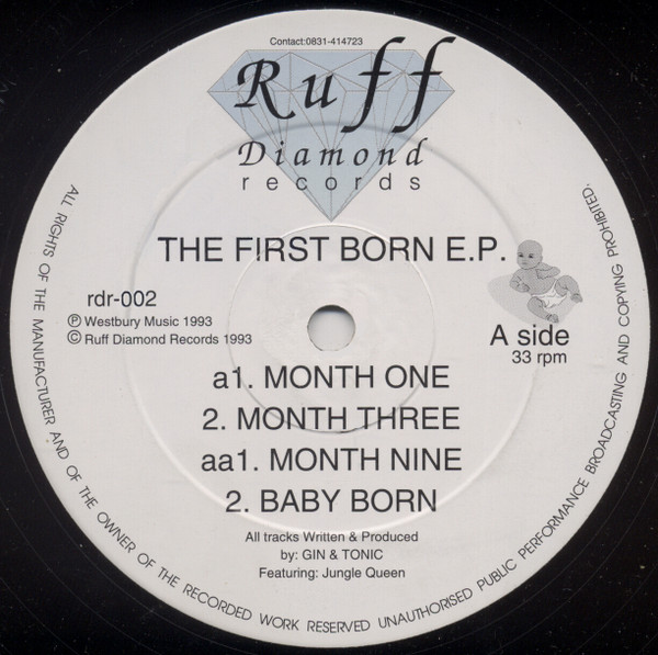 Gin & Tonic - The First Born E.P. cover reference