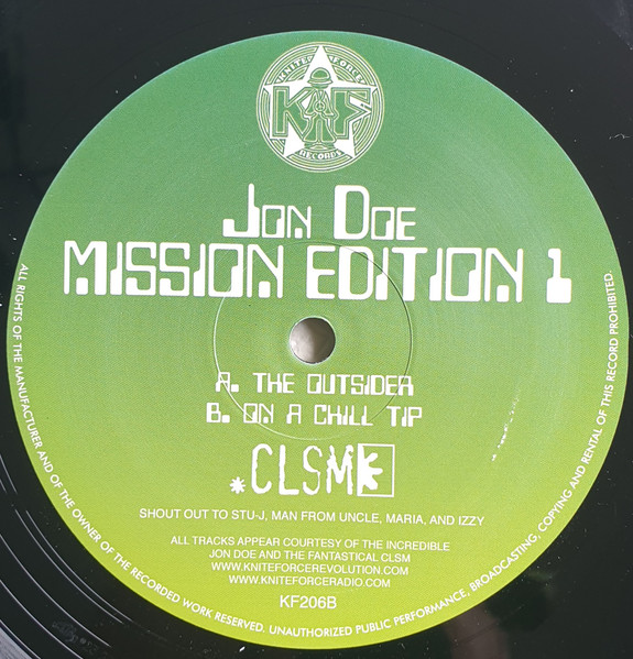Jon Doe - Mission Edition 1 cover reference