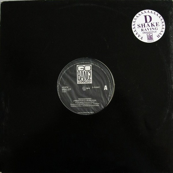 D-Shake - Yaaaaaaaaaah (Freestyle Club Mix) / Techno Trance (Paradise Is Now) cover reference