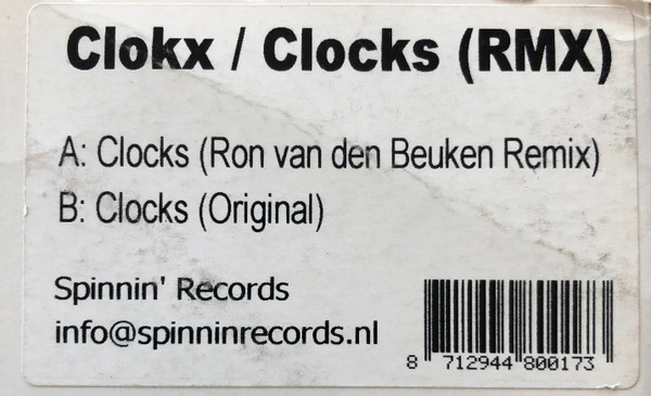 Clokx - Clocks (RMX) cover reference