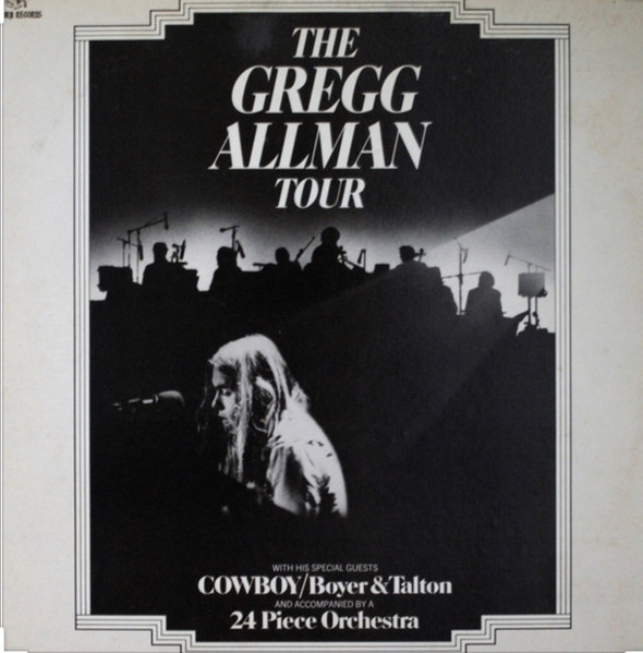 Gregg Allman With Cowboy (6) / Boyer* & Talton* - The Gregg Allman Tour cover reference