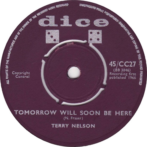 Terry Nelson - Tomorrow Will Soon Be Here / My Blue Eyed Baby cover reference